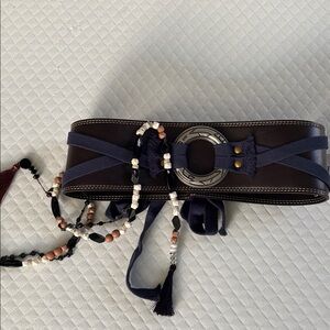 Star Wars Brown Leather Belt with Silver Buckle